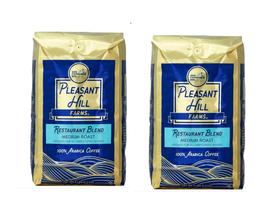 Pleasant Hill Farms Arabica Ground Coffee 5 lb  2-pack