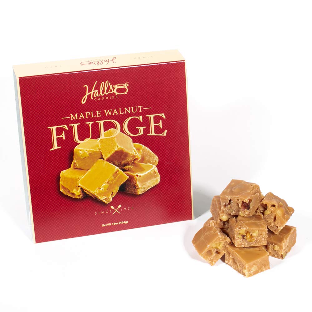 Hall'S Maple Walnut Fudge, 1 Pound