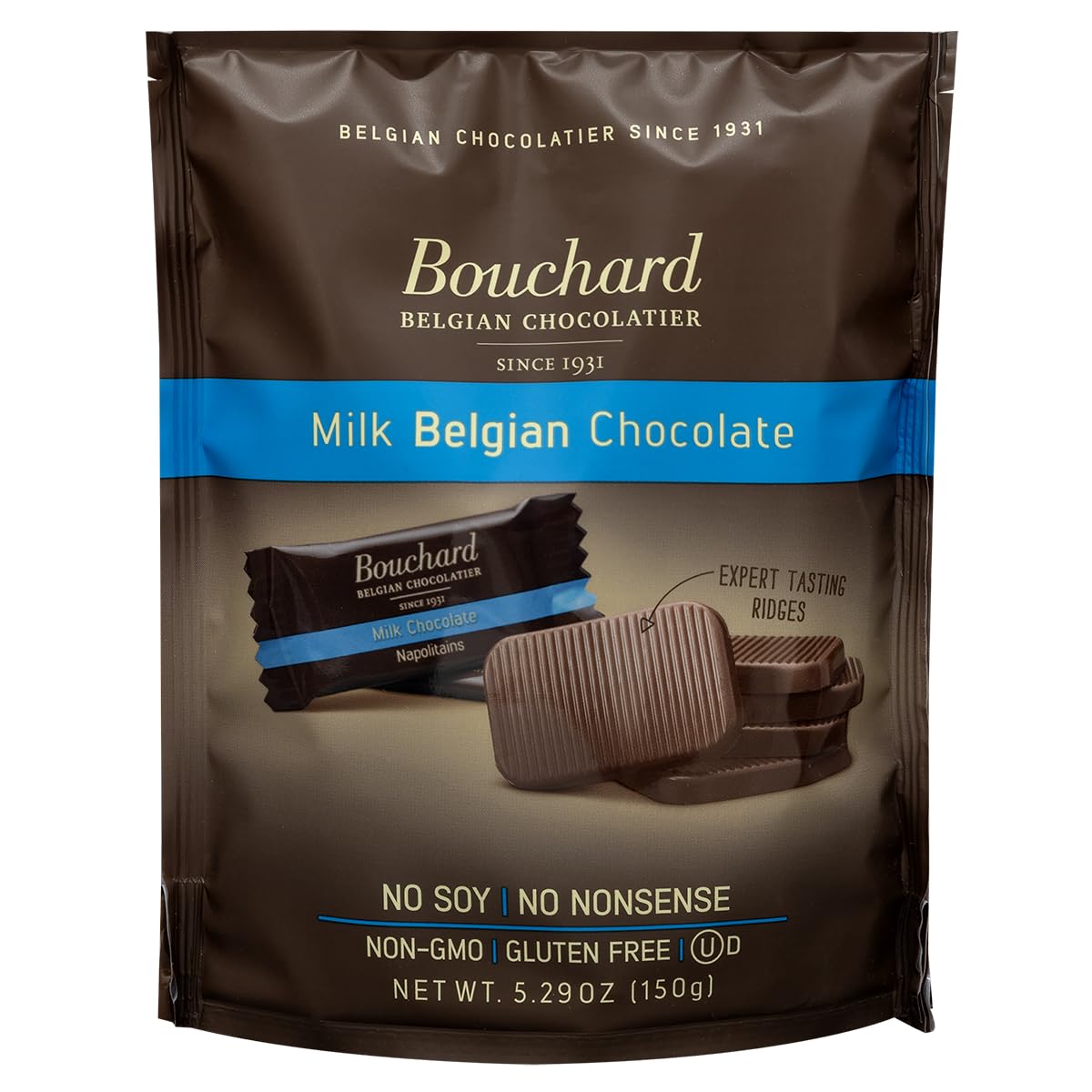 Bouchard Belgian Milk Chocolate (5.29 Oz / 150G) (Pack Of 3)