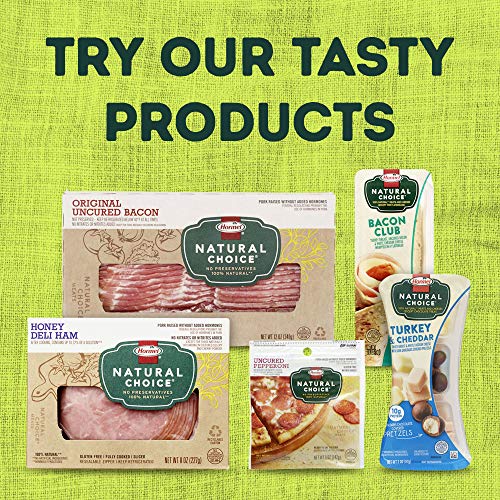 Hormel Natural Choice, Fully Cooked Uncured Bacon, 2.52 Oz