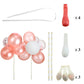 Outus Latex Confetti Balloon Cloud Cake Topper Acrylic Happy Birthday Cake Topper Mini Balloon Garland Cake Decorations for Birt