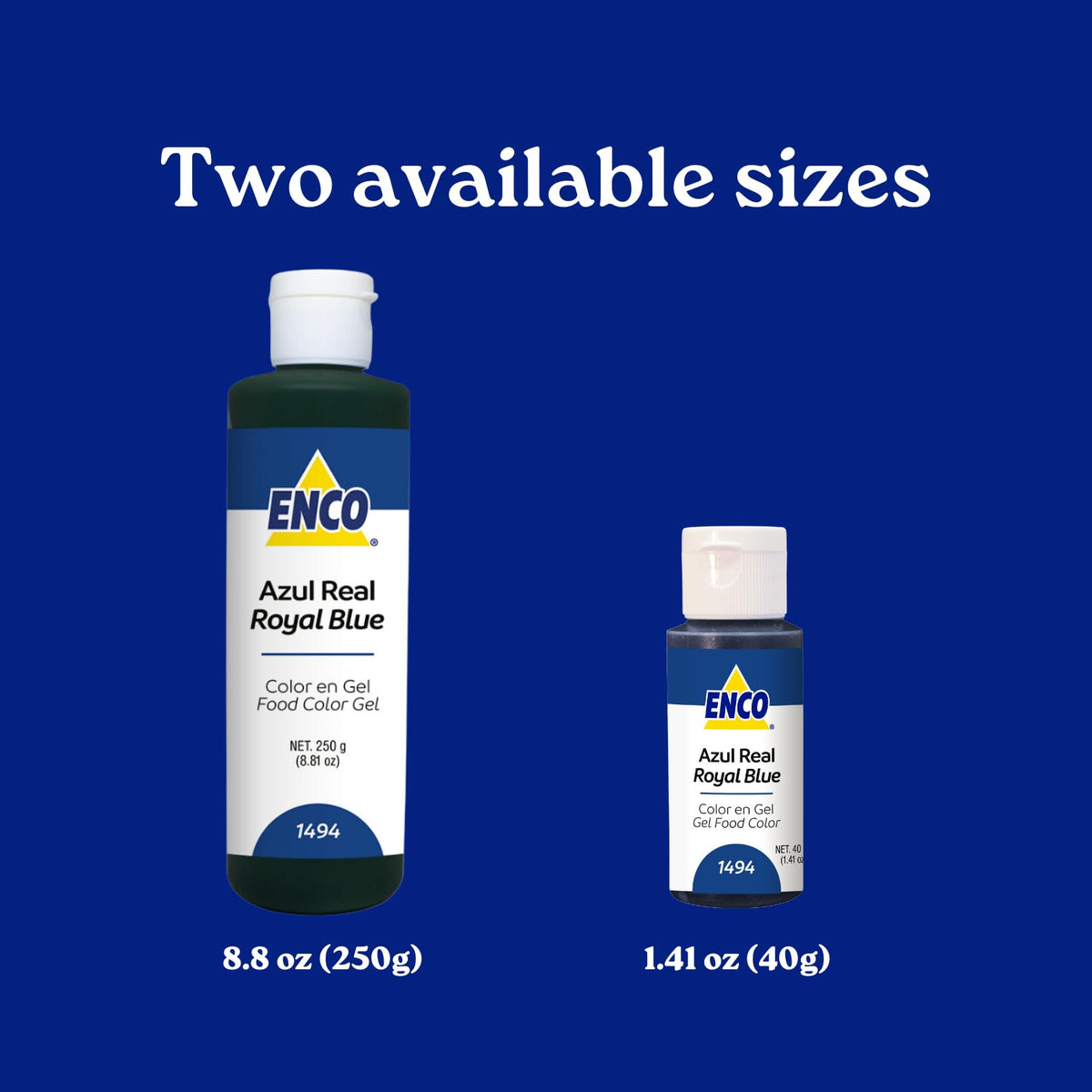 Enco Gel Food Coloring 8.8 Oz (Royal Blue)