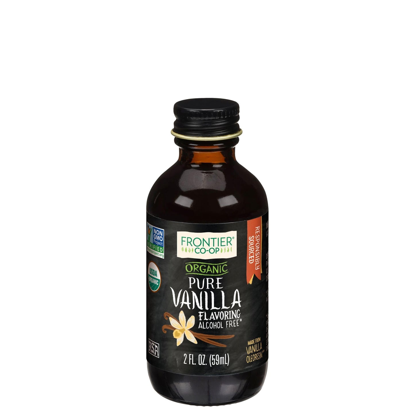 Frontier Co-op Organic Vanilla Flavoring, 2 Fl Oz