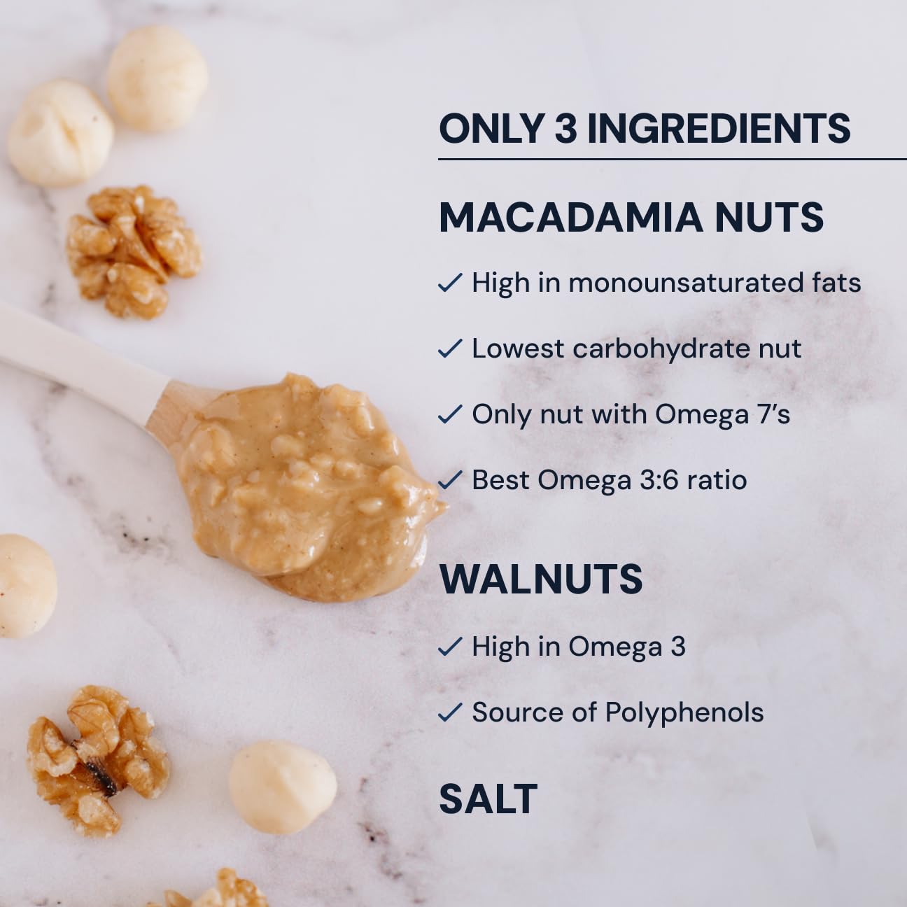 Blueprint Bryan Johnson Nutty Butter - Macadamia & Walnut - Keto Snack, 8.8 oz - Vegan, Non-GMO, No Added Sugar