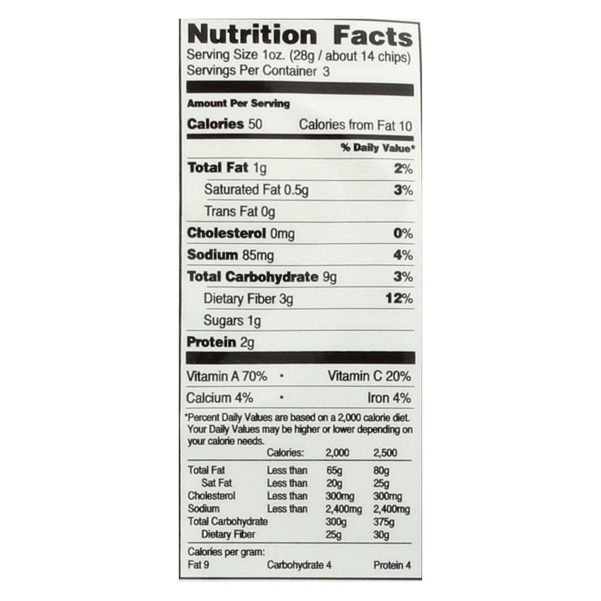 Brads Raw Kale Chips, 3 Ounces, Case of 12, Healthy Snack
