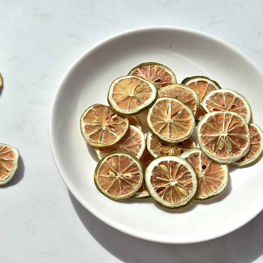 YiLing Dried Lime Slices, 100% Natural, No Additives, 3.52 oz