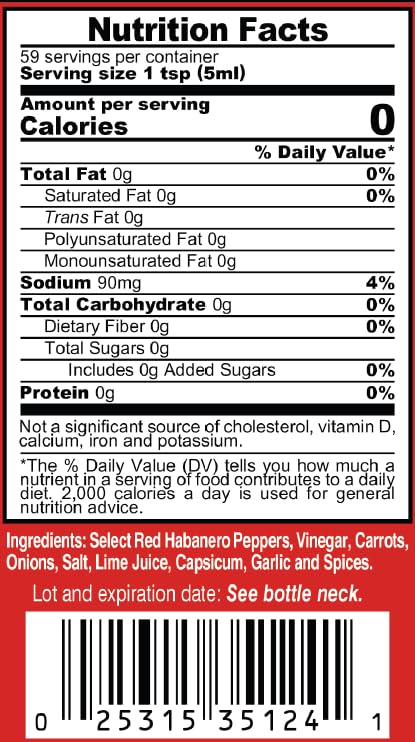 Marie Sharps BEWARE Comatose Heat Level Habanero Pepper Sauce, 10 oz | Extreme Heat Hot Sauce from Belize | All-Natural, No Pres