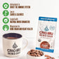 Crio Bru Ghana French Roast 10 oz Bag | Natural Healthy Brewed Cacao Drink | Great Substitute to Herbal Tea and Coffee | 99% Caffeine Free Gluten Free Low Calorie Honest Energy Brew And Enjoy Hot or Iced