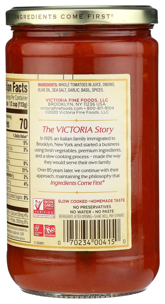 Victoria Sauce Marinara, 24 Oz