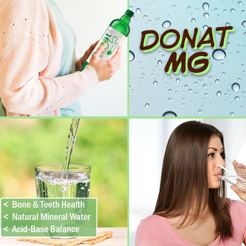 SORINA Rogaska Donat Mg Mineralwasser, 1L Bottle, Pack of 6