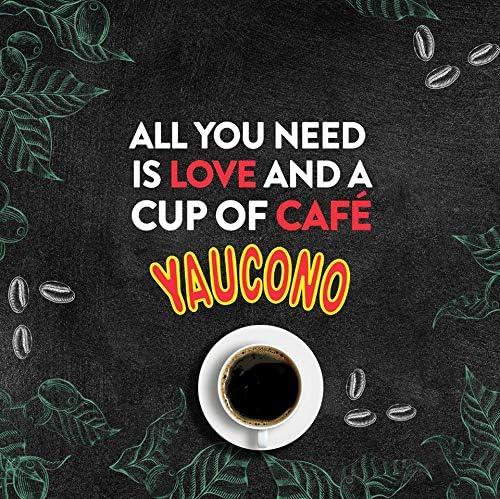 Yaucono Coffee, Arabica Ground Medium Roast Bagged, Puerto Rico, 14 Ounce (Pack of 6)