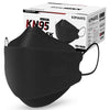 Kimars Kn95 Face Masks 100 Pack, Breathable Comfortable And Disposable Kn95 Mask, Black