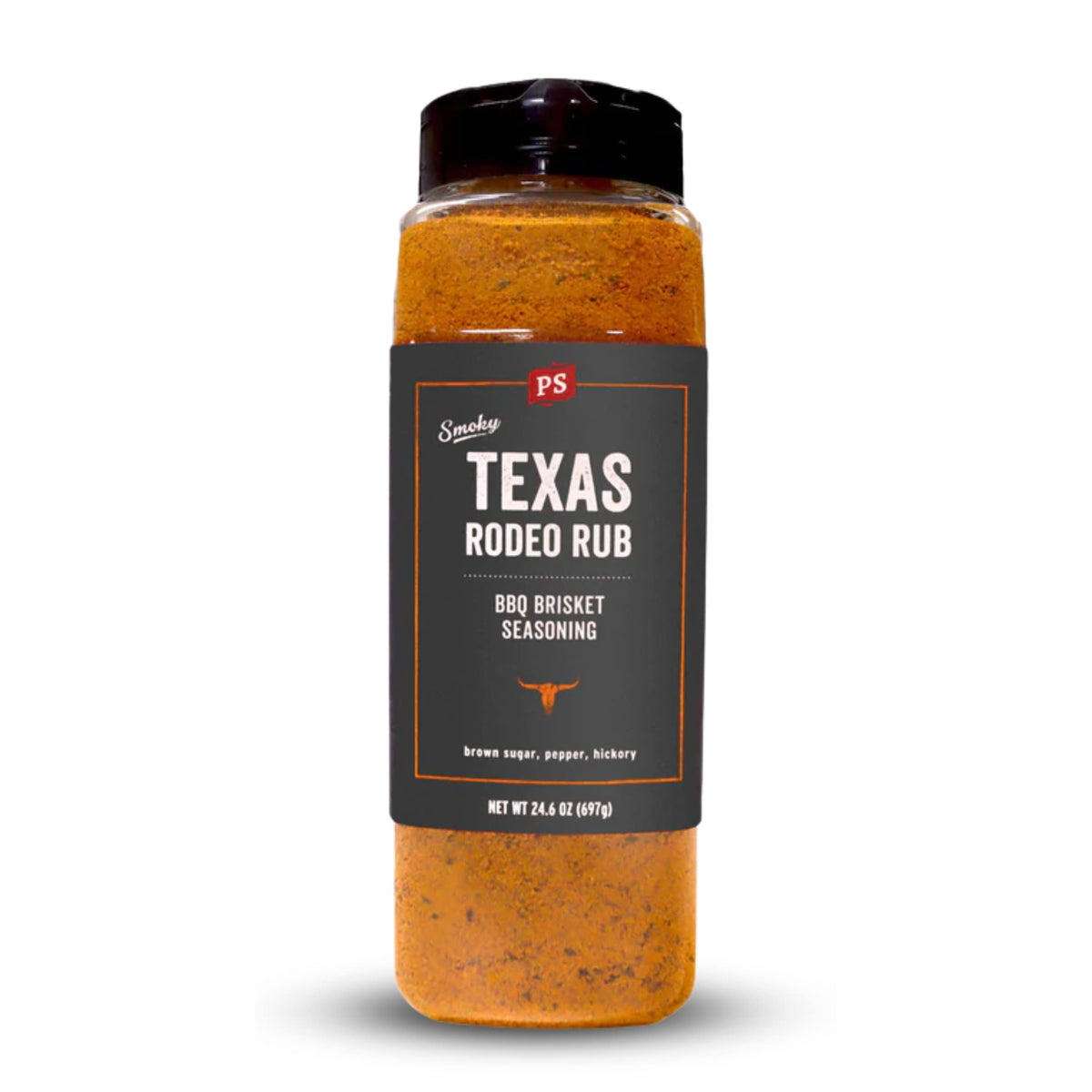 PS Seasoning Texas-Style Brisket Rodeo Rub - BBQ Spice Blend for Grilling, Smoking, Roasting, 24.6oz
