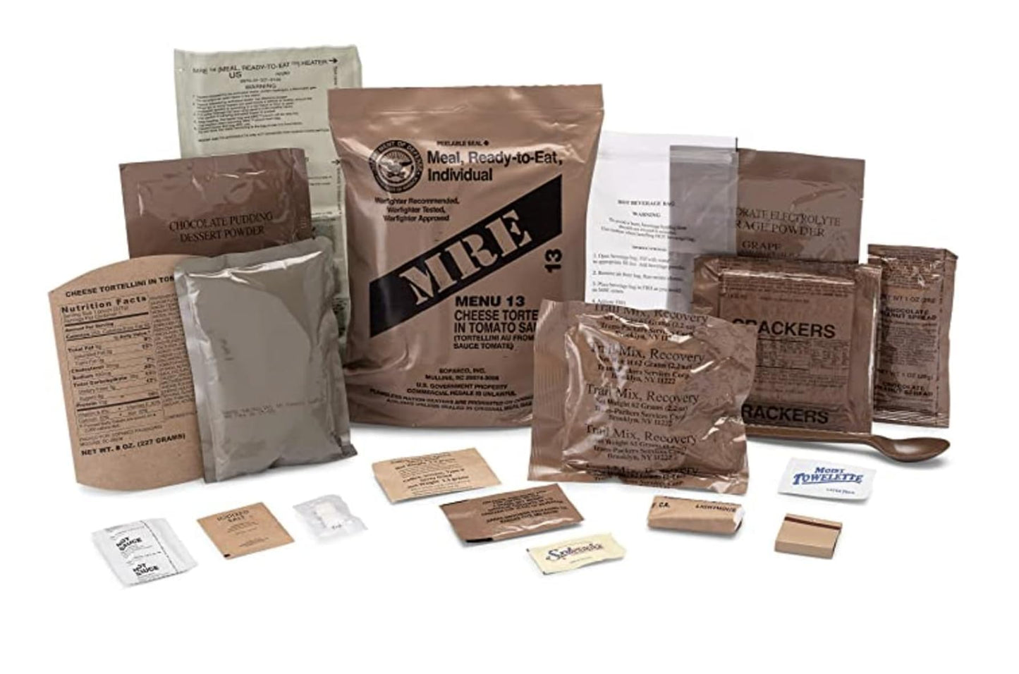 Wornick Sopacko, Ameriqual Mre Meals Ready To Eat Inspection 2025, 2026 Or Better, Emergency Food Supply, Survival Camping Outdoor 12 Pack(A & B Case Bundle, 2, Count)