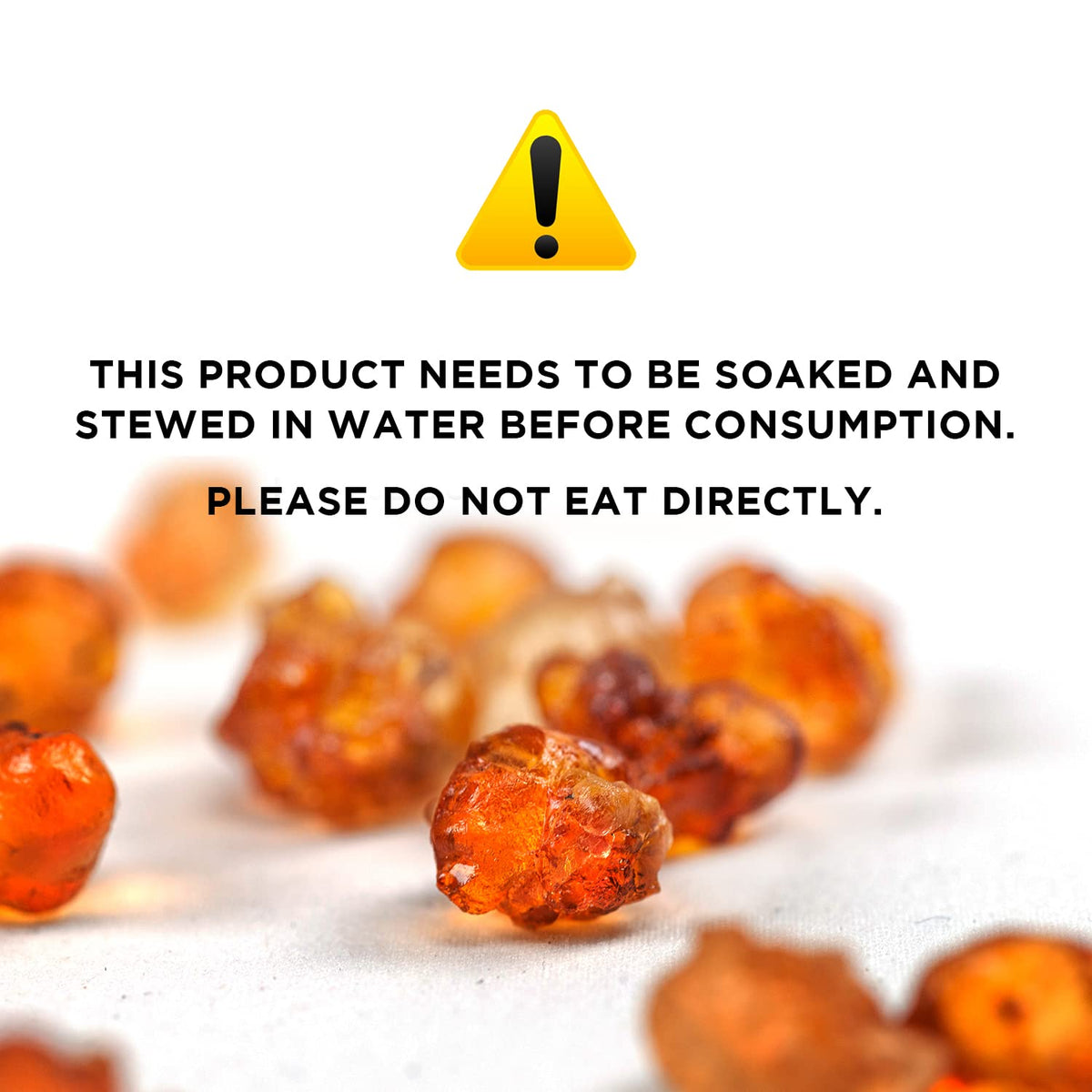 NESTLADY Natural Wild Peach Gum Edible Peach Blossom Tears Tao Jiao Peach resin???? ?? food additives free 250g / 8.82oz