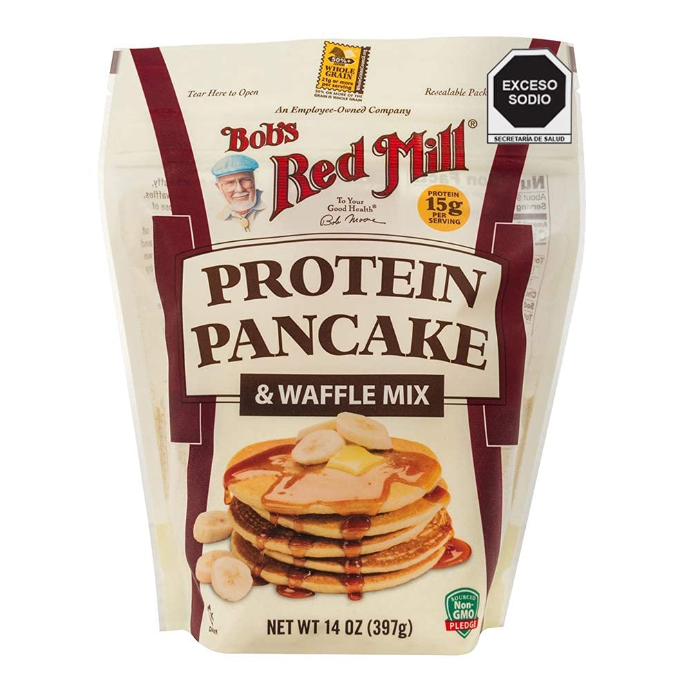 Bob's Red Mill Mill Protein Pancake and Waffle Mix, 14-ounce (Pack of 4)