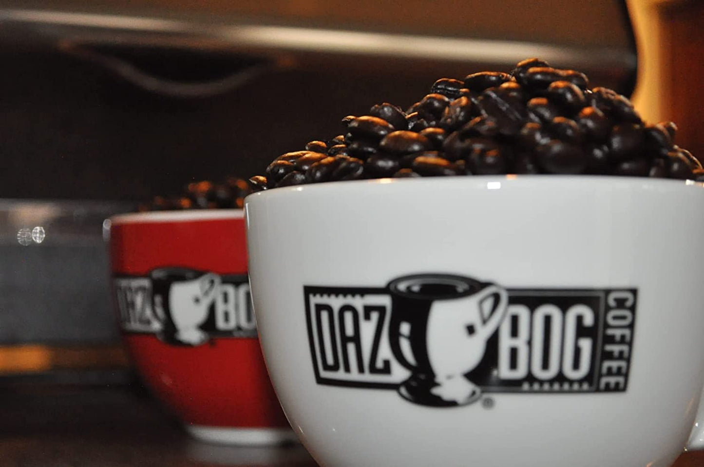 Dazbog Coffee  card-style Blend Ground Coffee, Light & Dark Roasts, 11 oz, Smoky French Roasted, Vacuum Sealed Freshness