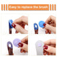 Tongue Scraper For Adults, Moosec 2 In 1 Silicone Tongue Brush And 100% Stainless Steel Tongue Scrubber Limpiador De Lengua