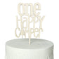 Wood One Happy Camper Cake Topper - 1St Birthday Cake Topper, Mountain Cake Topper, Woodland Cake Topper, First Birthday Mountai