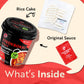 O'Food Original Cup Tteokbokki Pack Of 2, Authentic Spicy Korean Street Food, Gluten-Free Korean Rice Cakes, Microwaveable & Ins