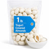 Yogurt Covered Almonds, Crunchy Whole Nuts in Creamy Yogurt Coating, 1 lb