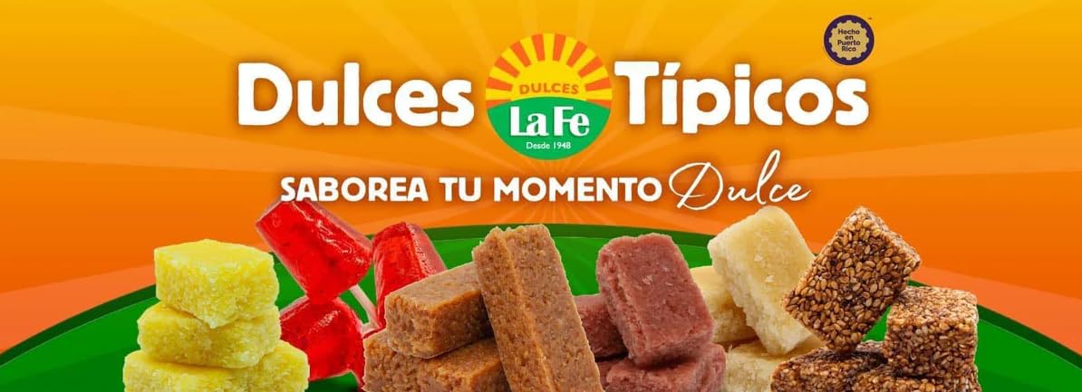 Mampostiales (Coconut Toffee) By Fabrica De Dulces La Fe (14 Individual Packaged Units)