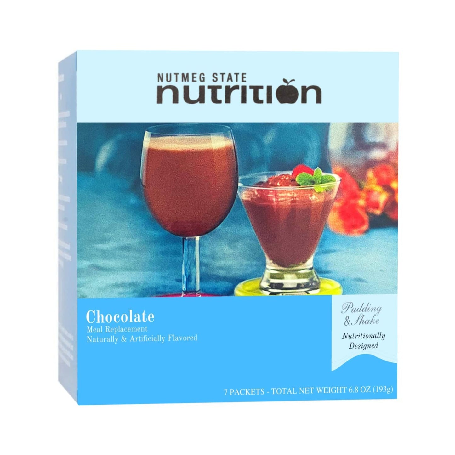 Nutmeg State Nutrition Pudding or Shake, Low Calories, 15g Protein, 7 Count