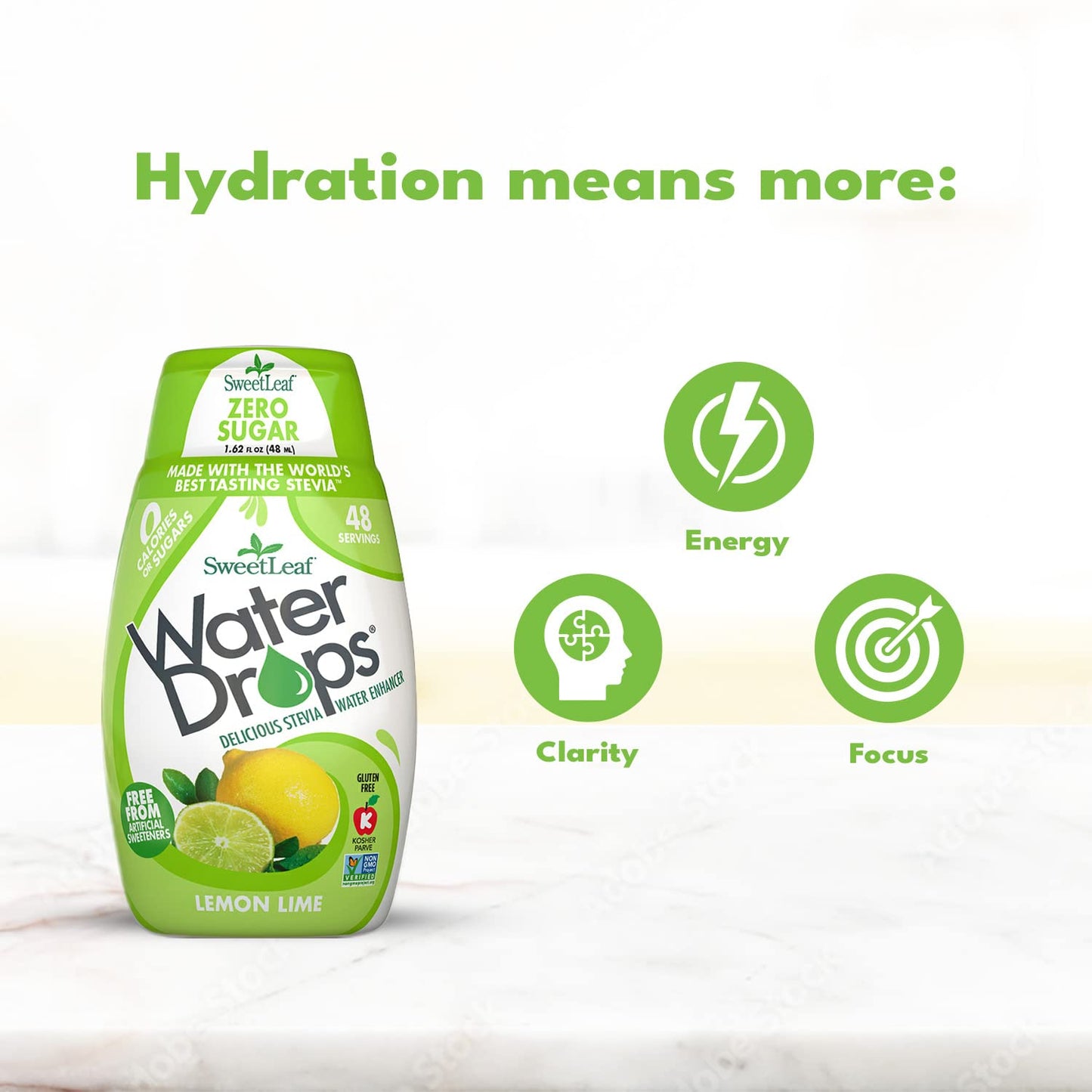 Sweetleaf Water Drops, Lemon Lime – Water Enhancer, Sugar Free Stevia Water Flavoring Drops, 1.62 Oz Ea (Pack Of 6)