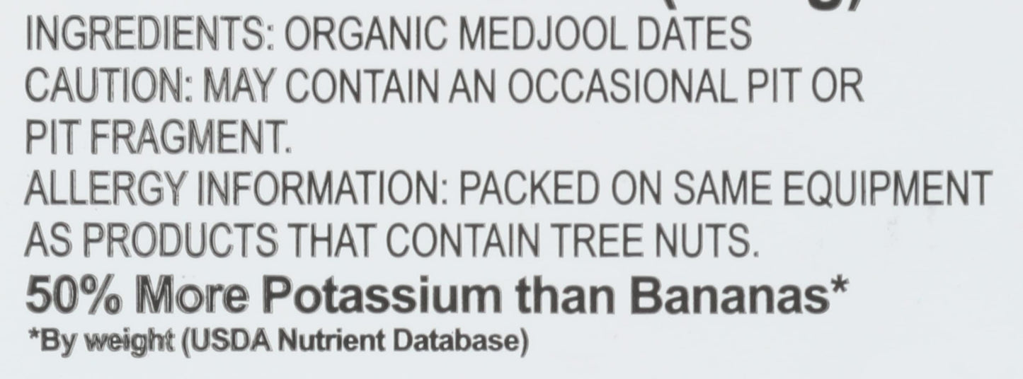 BARD VALLEY Organic Pitted Fresh Medjool Dates, 12 OZ