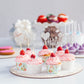 Donoter 24 Pieces Silver Glitter We Will Miss You Cupcake Toppers Good Luck Heart Cake Picks For Going Away Party Table Decorati