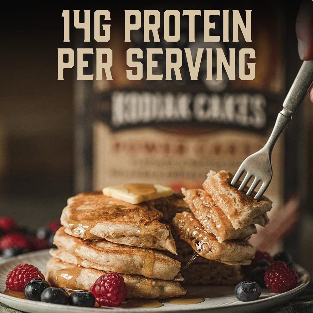 Kodiak Cakes Protein Pancake Power Cakes, Flapjack & Waffle Baking Mix, Dark Chocolate, 18 Ounce, Pack of 3