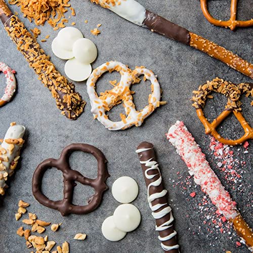 KIDU Chocolate Melting Wafers Bulk Bag Perfect For Dipping, Deserts, Baking And More (2 Pound, Milk)