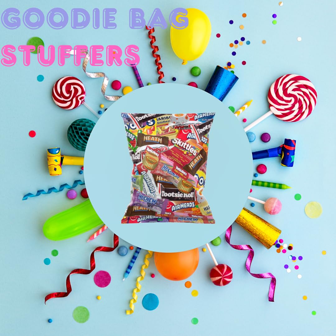 CANDYMAN Chocolate & Candy Bundle, 2 LB Mixed Individually Wrapped   for Easter Egg Fillers and Parties