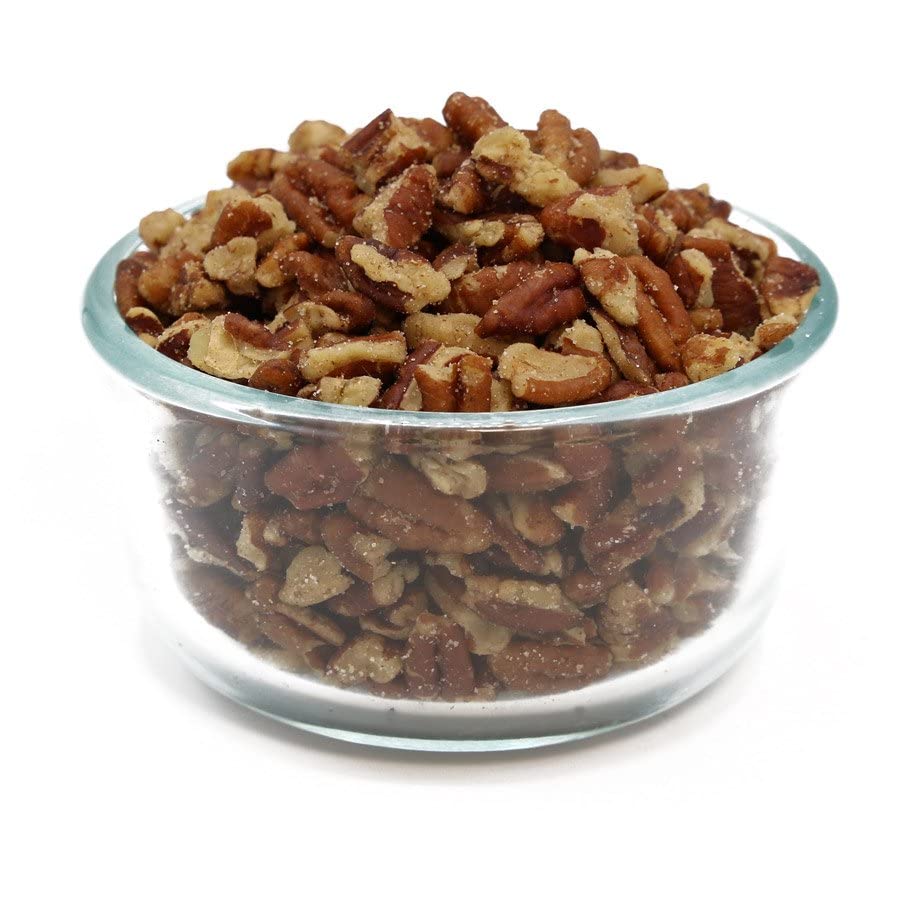 C.J. Dannemiller Pecan Pieces, Bulk 10 Lb Box, Roasted & Salted, Chopped Pecans For Snacking, Mixed Nuts, Trail Mix