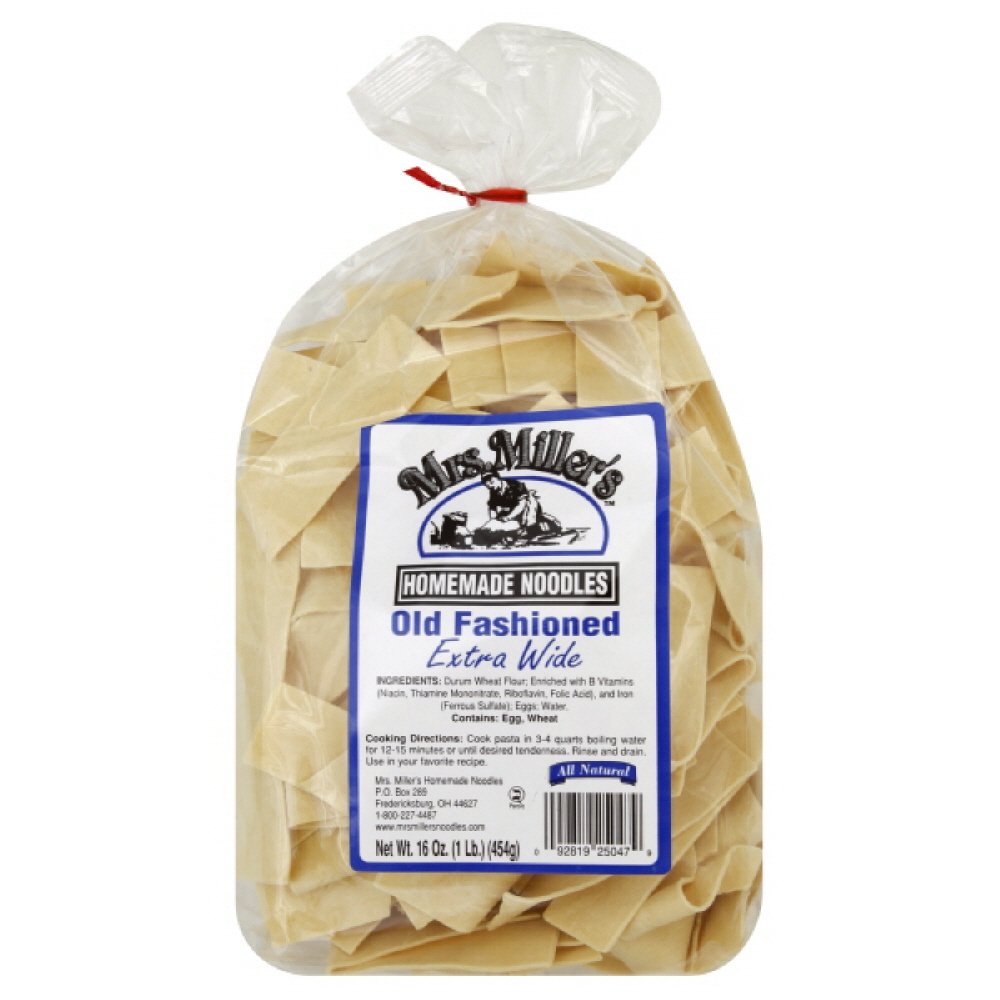 Extra Wide Old Fashioned Noodles 16 Ounces (Case of 6)