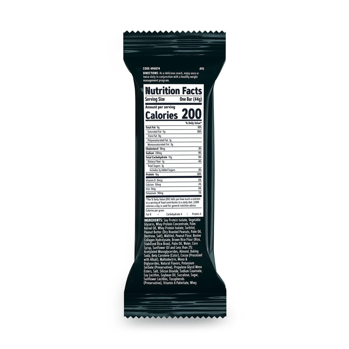 Gnc Total Lean Layered Lean Bar| Hunger Satisfying - High Protein Snack Bar | Peanut Butter Pie - 9 Bars