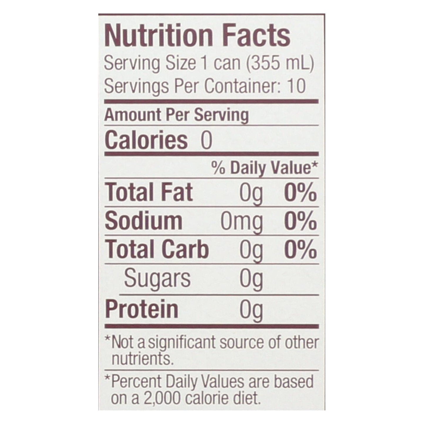 ZEVIA Black Cherry Soda, 12 Fl Oz (Pack of 10)