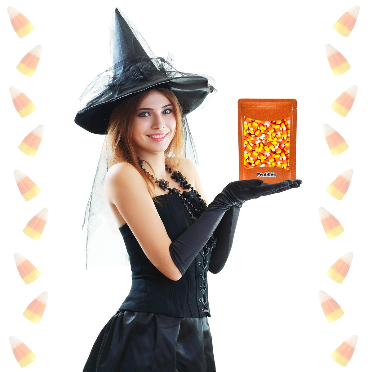 Fruidles Halloween Candy Corn Treats, Fun & Festive Holiday Snacking, Nut-Free, Dairy-Free (20 Pounds (Bulk))