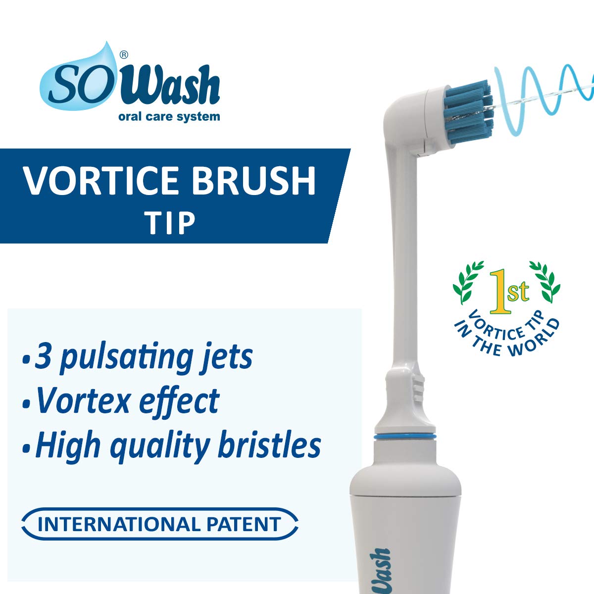 Water Flosser Sowash Trio, Faucet Oral Irrigator Dental Water Floss, It Connects Directly To The Faucet, Non-Electric Dental Irr