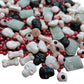 1 Bottle Candy Eyeballs Bloody Red Eyes Dog Bones Cake Cupcake Toppers Cookie Decorations Edible Dessert Sprinkles Mix for Hallo