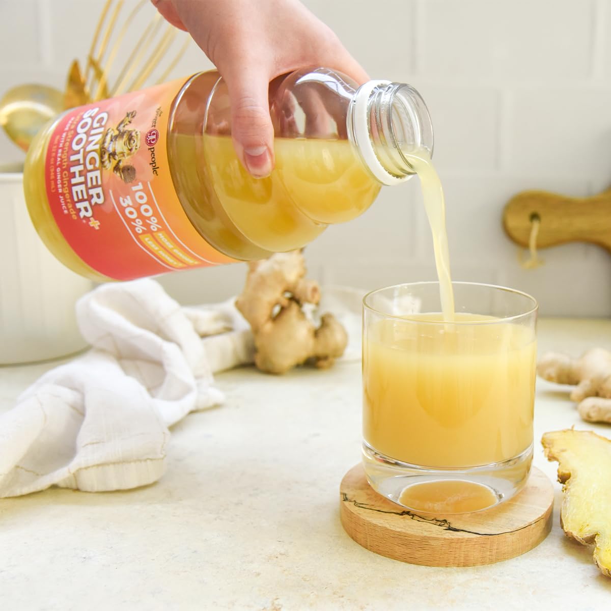 The Ginger People Extra Strength Gingerade, 32 Fl Oz Bottle, Ginger Flavor