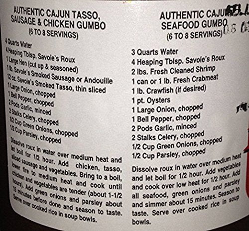 SAVOIES Old Fashioned Light Roux, 16 oz, 1 Pound (Pack of 1), Model 1802