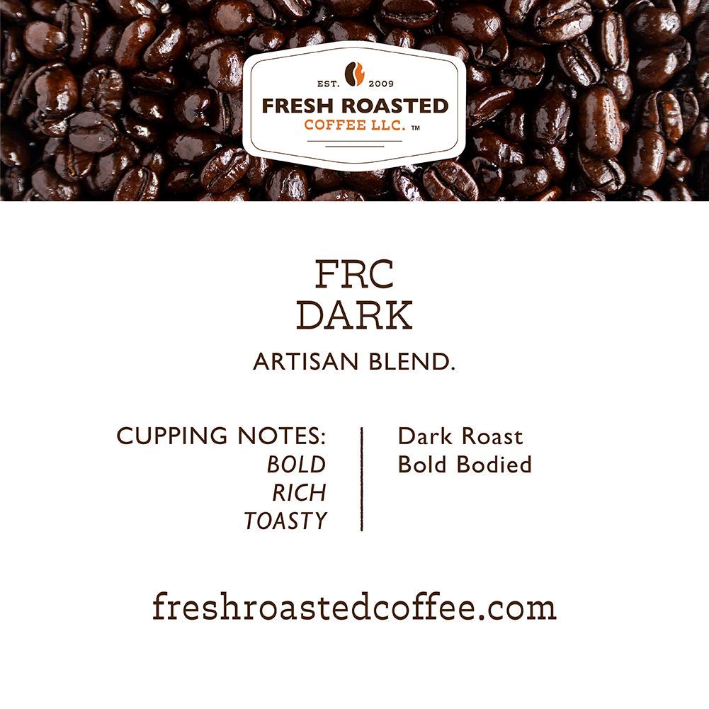 Fresh Roasted Coffee, Frc Dark Roast Blend, Pre-Ground Fractional Packs, 2.25 Ounce, 36 Count