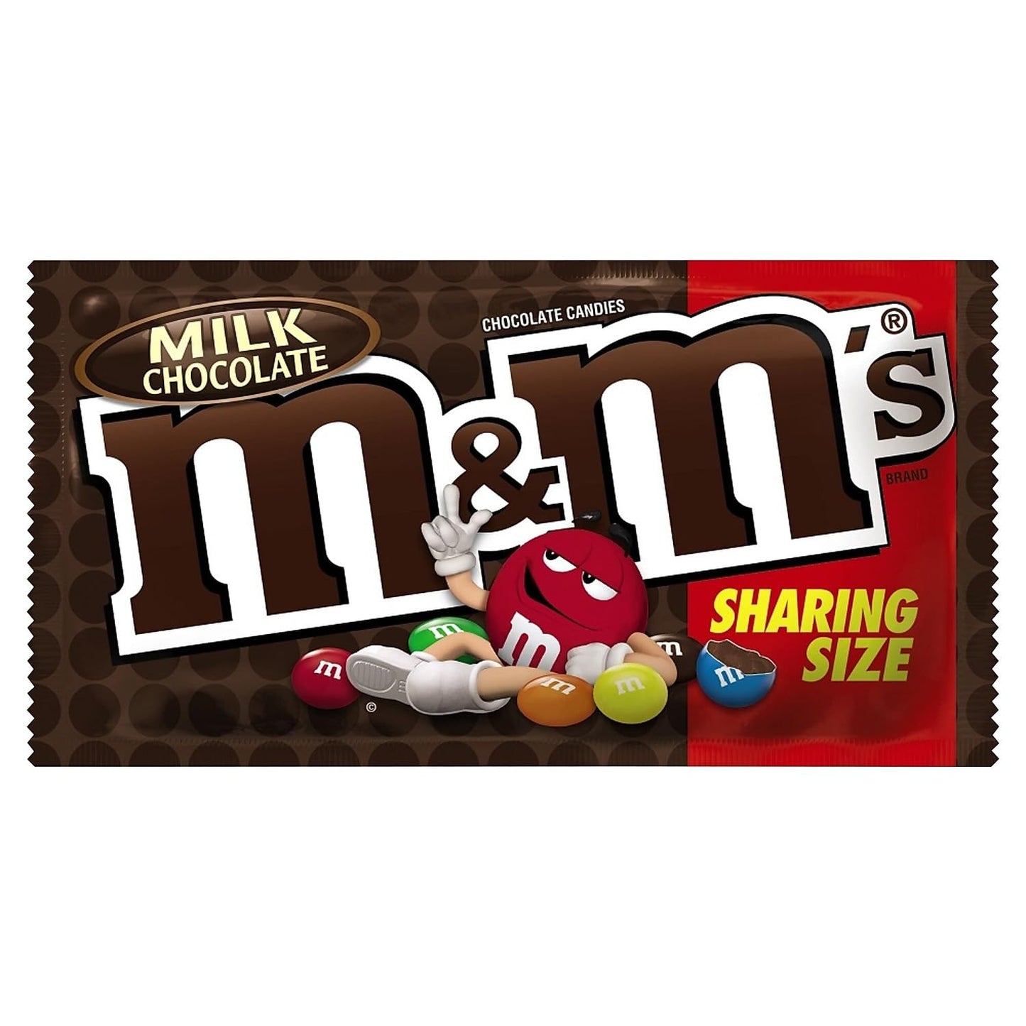 M&Ms Milk Chocolate King Size - 24 Count