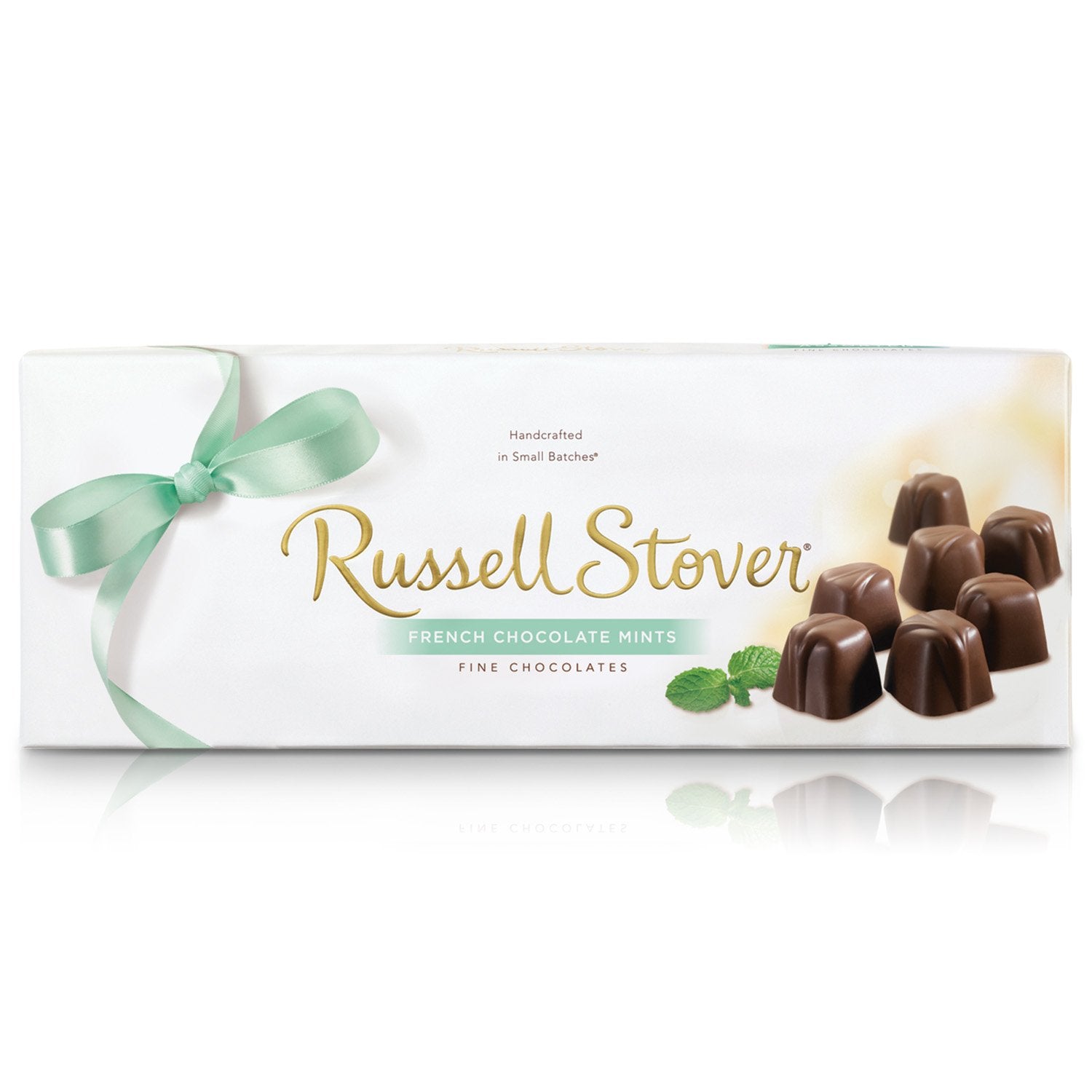 Russell Stover French Chocolate Mints Box 10 Ounce Russell Stover Candy, French Mint Chocolate Candy Box; Melt in Your Mouth Fre