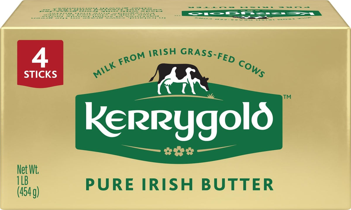 Kerrygold Grass-Fed Pure Irish Salted Butter Sticks, 16 OZ