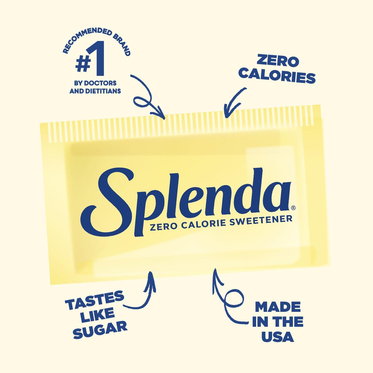 Splenda Zero Calorie Sweetener Value Pack, 800 Count Packets