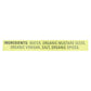 Stone Ground Organic Mustard 12 Ounces (Case of 12)