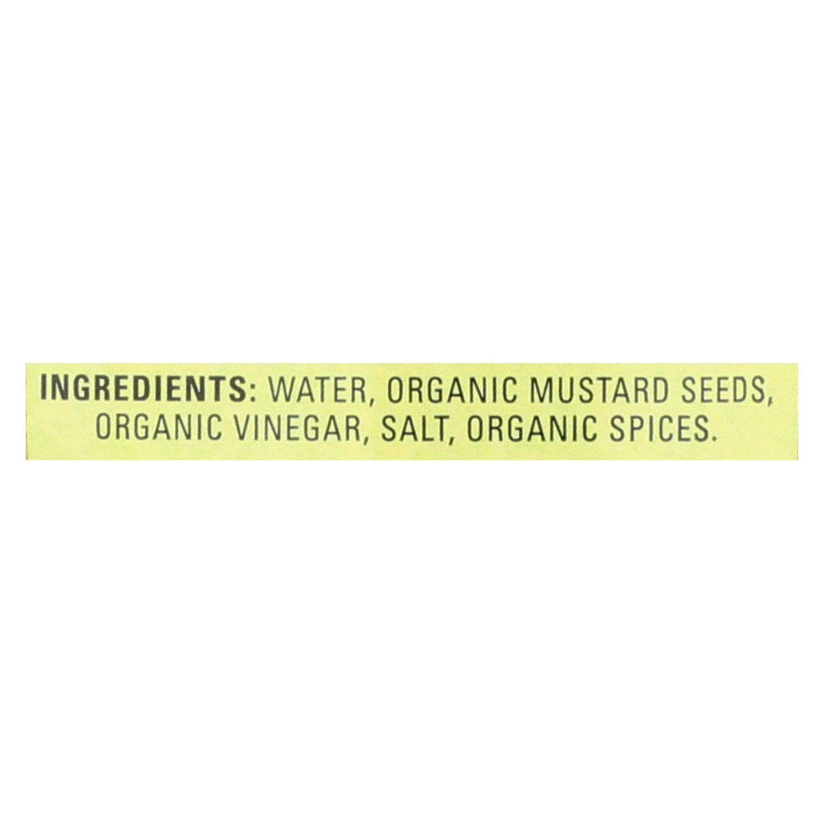 Stone Ground Organic Mustard 12 Ounces (Case of 12)