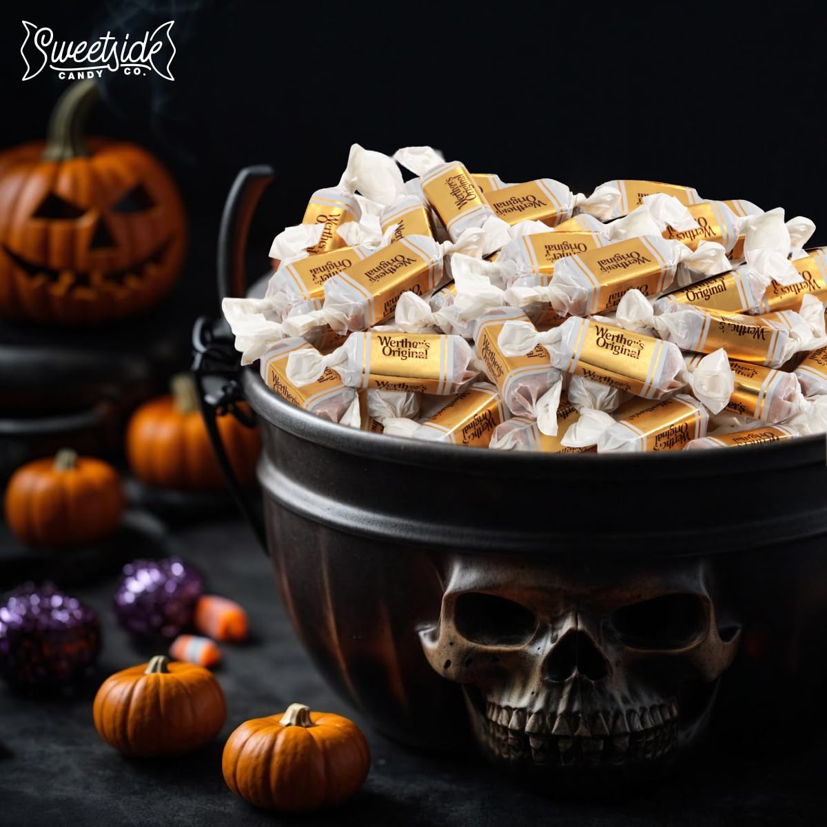 Chewy Original Candy  4 Pack Each 4.5oz of WerthrsCaramel Candy Individually Wrapped  Sweet Soft Caramels Thats Perfect for Family Gatherings and Everyday   Creamy Carmels Candies Soft Enough for All Ages